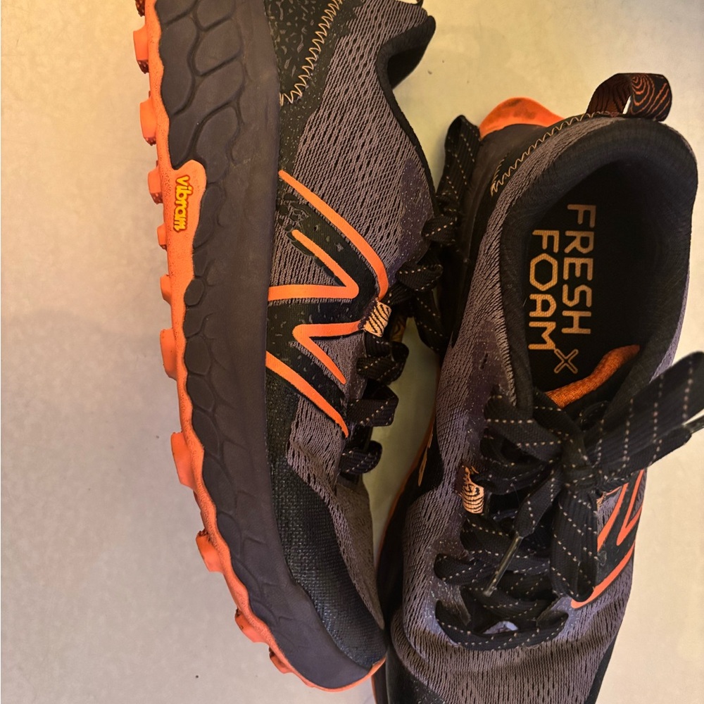 Fresh Foam Trail Running Shoes - Black and Orange